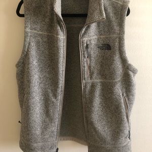 North Face Vest Men’s Grey Vest Warm size large